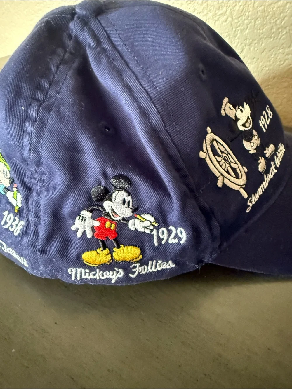 Disney Parks Mickey Mouse Through the Years Embroidered Hat